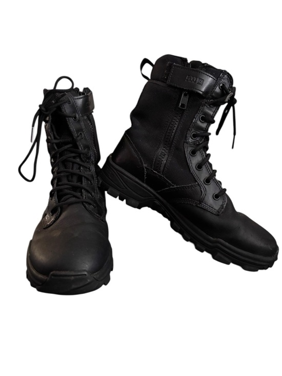 Heavy Duty 5.11 Tactical Goth Black All Season Combat Boots | Size 8.5 main image 10